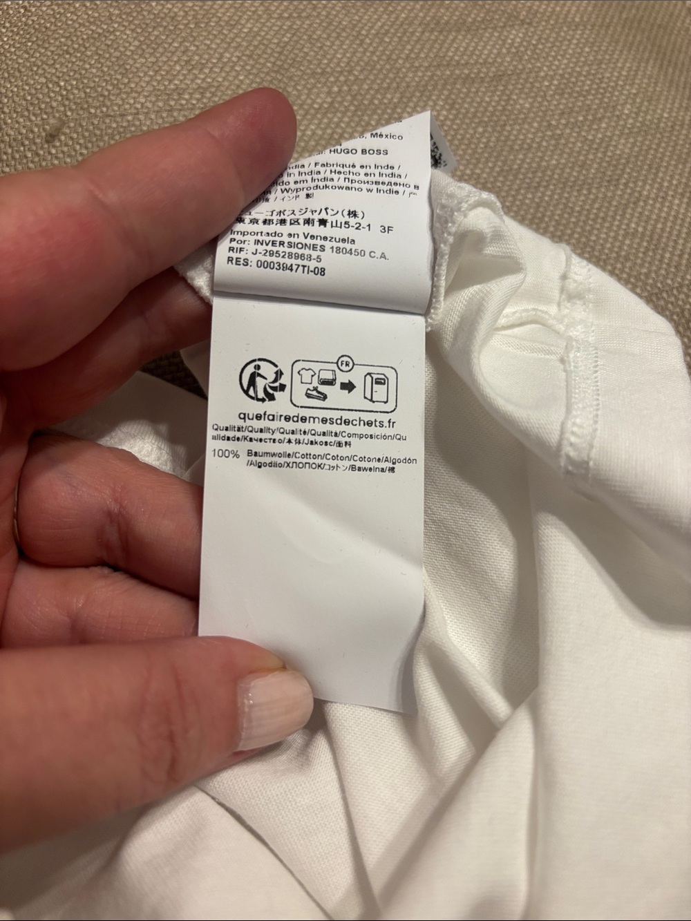 BOSS by Hugo Boss Cotton Logo T Shirt - Picture 6 of 6